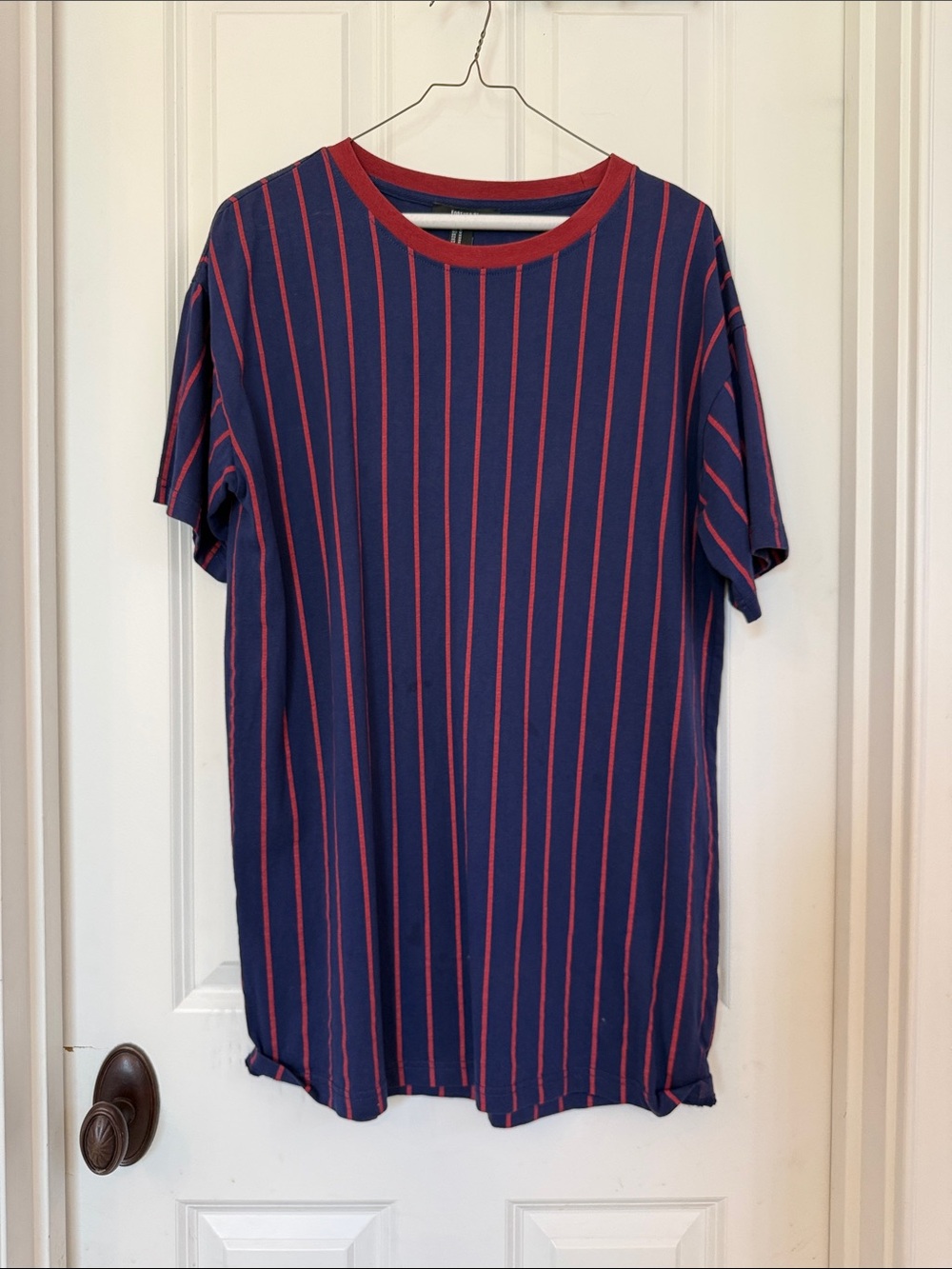 Forever 21 Navy Short-Sleeve Tee shirt dress
